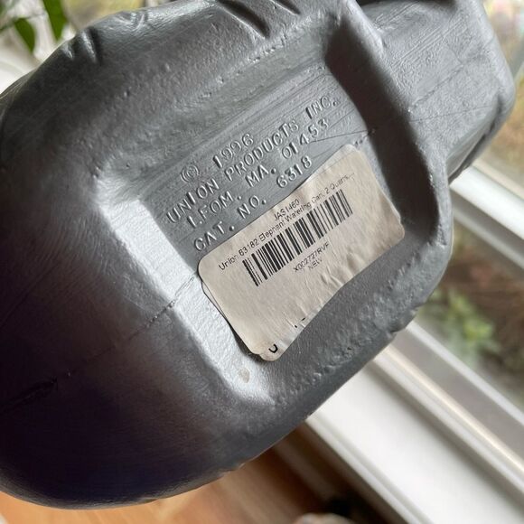 Vintage 1996 Union Gray Elephant Watering Can - Picture 8 of 14